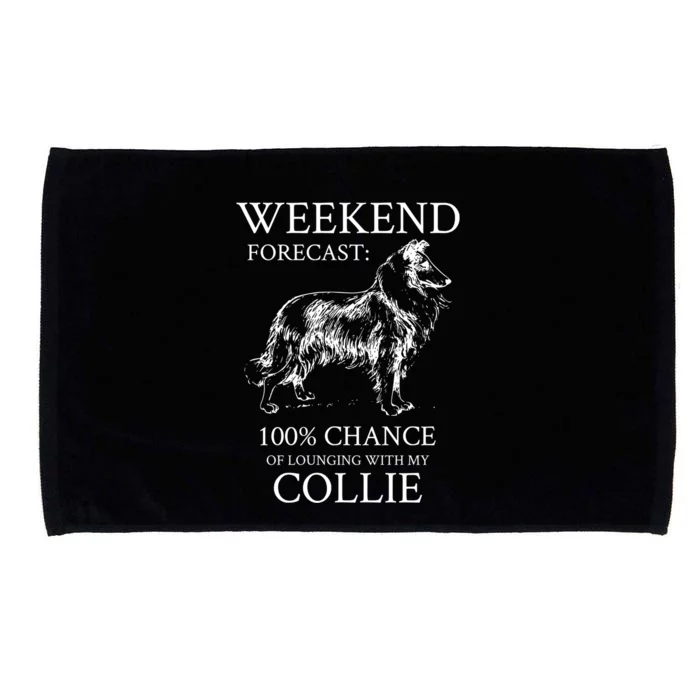 Collie Dog Cool Gift Microfiber Hand Towel