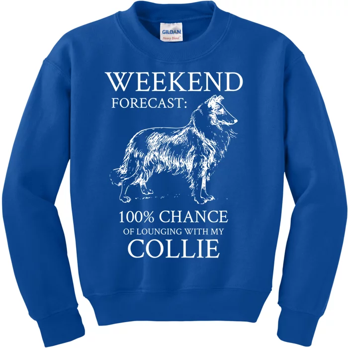 Collie Dog Cool Gift Kids Sweatshirt