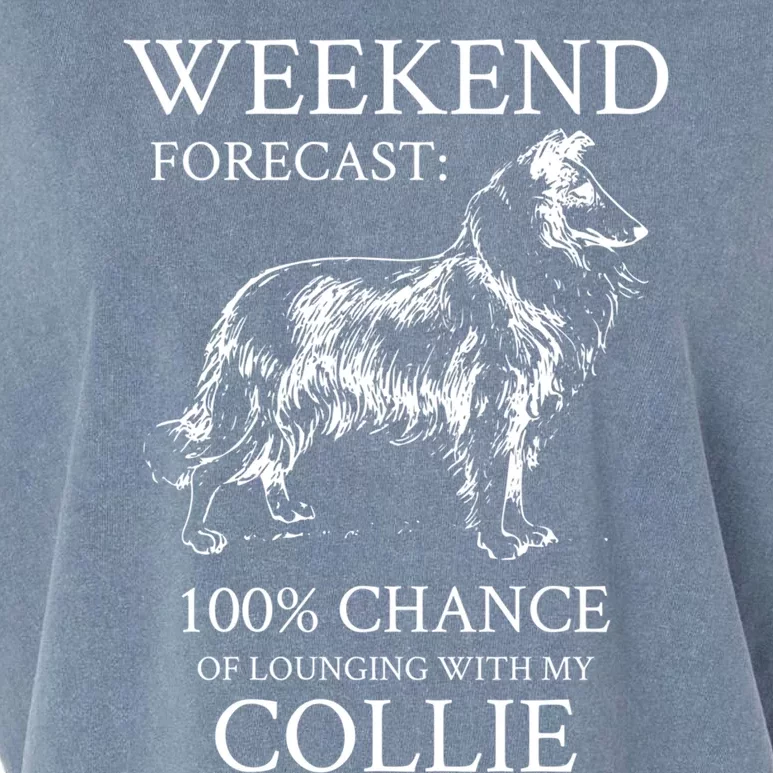 Collie Dog Cool Gift Garment-Dyed Women's Muscle Tee