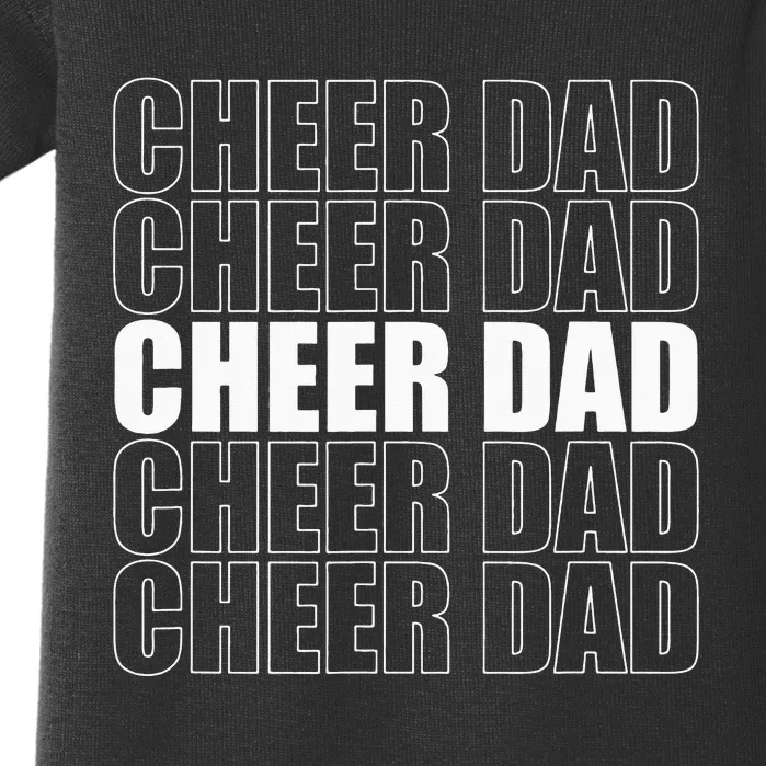 Cheer Dad Cheerleading Cheer Leading Dad Father Day Baby Bodysuit