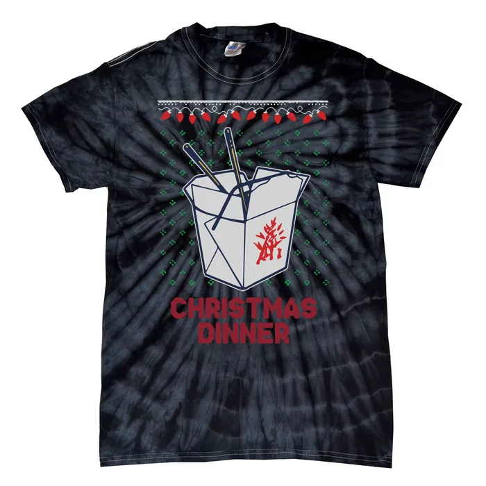 Christmas Dinner Tie-Dye T-Shirt