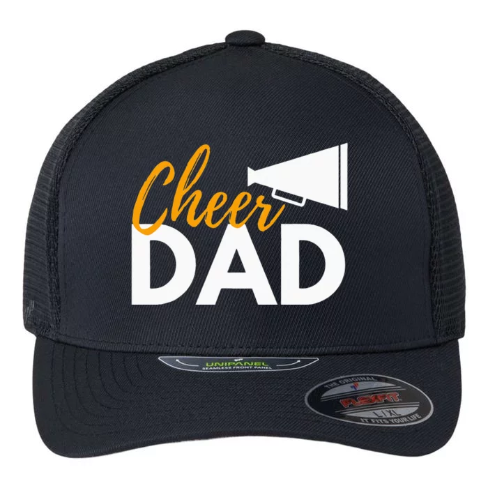 Cheer Dad Cheerleading Cheerleader Dad Cheer Competition Flexfit Unipanel Trucker Cap