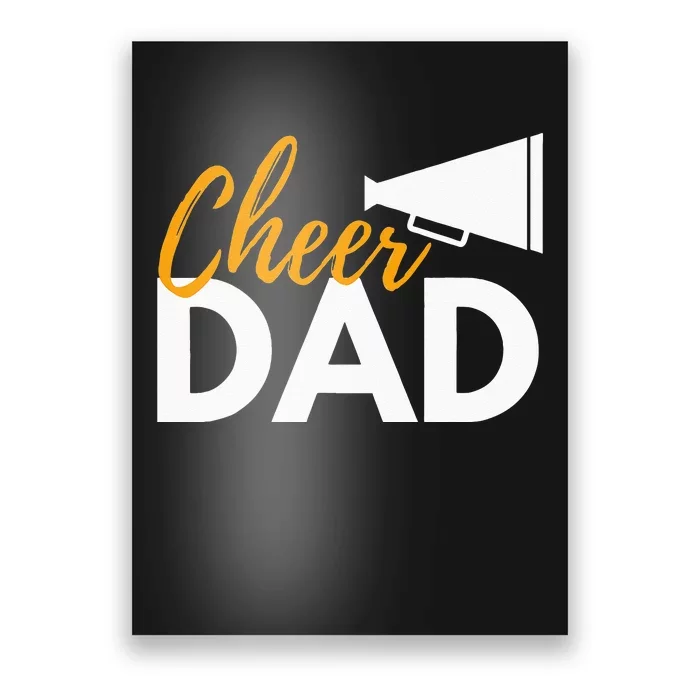 Cheer Dad Cheerleading Cheerleader Dad Cheer Competition Poster