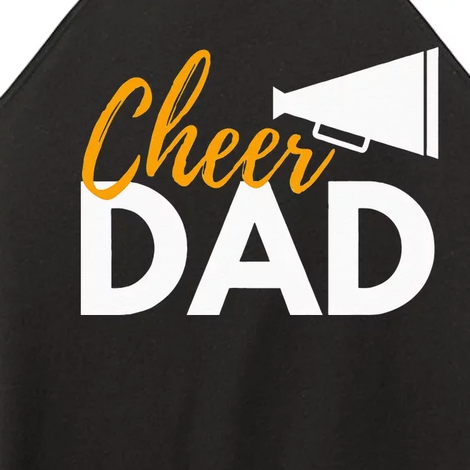 Cheer Dad Cheerleading Cheerleader Dad Cheer Competition Women’s Perfect Tri Rocker Tank