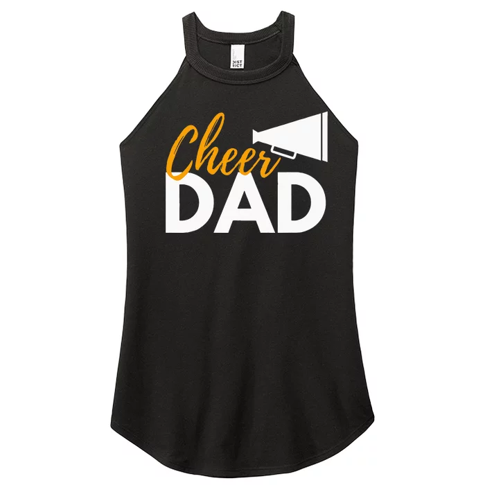 Cheer Dad Cheerleading Cheerleader Dad Cheer Competition Women’s Perfect Tri Rocker Tank