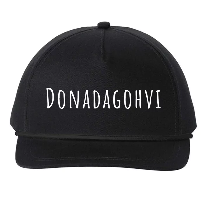 Cherokee Donadagohvi Snapback Five-Panel Rope Hat