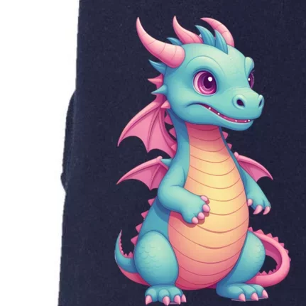 Cute Dragon Doggie 3-End Fleece Hoodie