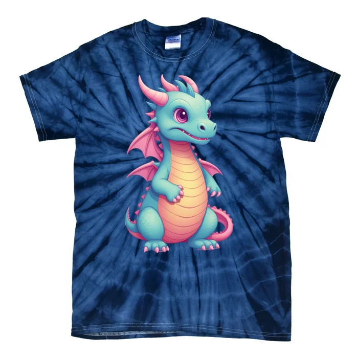 Cute Dragon Tie-Dye T-Shirt