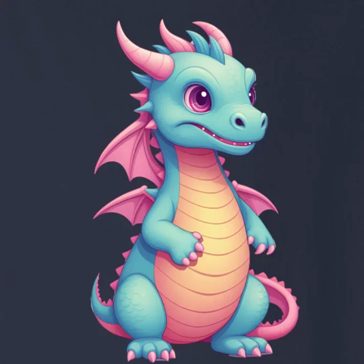 Cute Dragon Toddler Long Sleeve Shirt