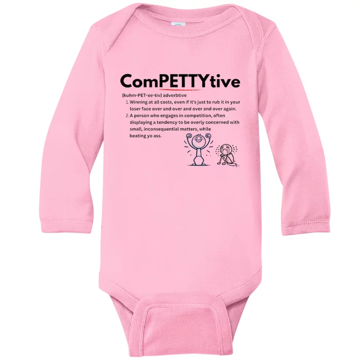 Competitive Design Compettytive Definition Baby Long Sleeve Bodysuit