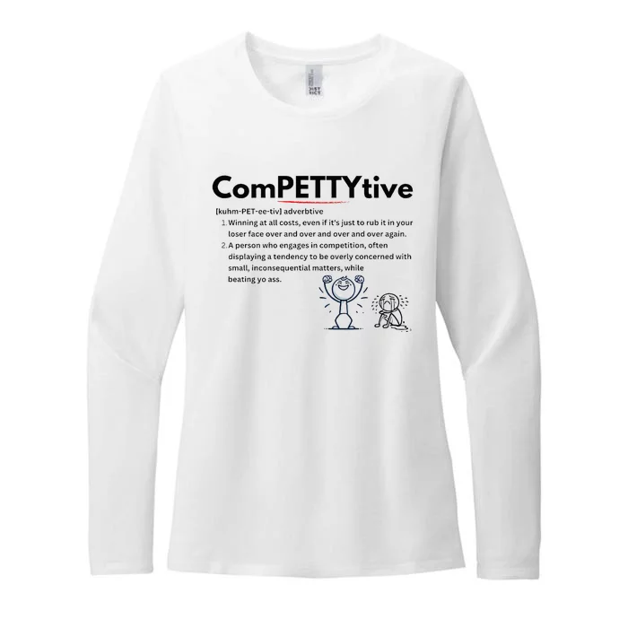 Competitive Design Compettytive Definition Womens CVC Long Sleeve Shirt