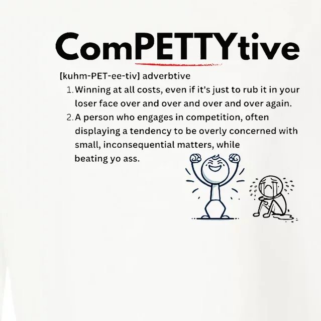 Competitive Design Compettytive Definition Cropped Pullover Crew