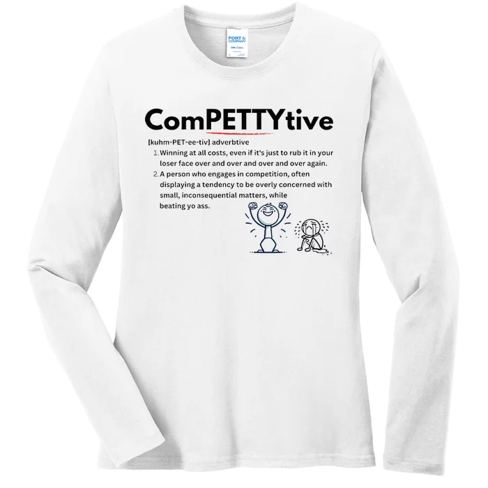 Competitive Design Compettytive Definition Ladies Long Sleeve Shirt