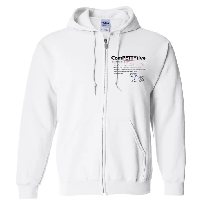 Competitive Design Compettytive Definition Full Zip Hoodie