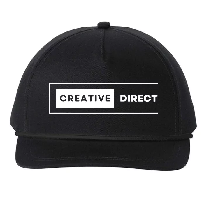 Creative Direct Snapback Five-Panel Rope Hat