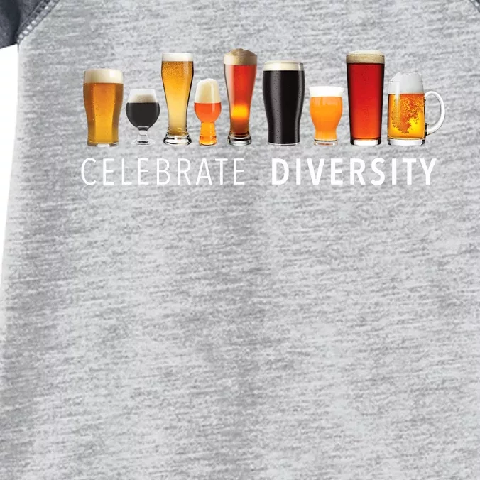 Celebrate Diversity Craft Beer Drinking Infant Baby Jersey Bodysuit