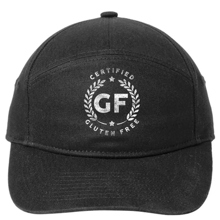 Celiac Disease Certified Gluten Free 7-Panel Snapback Hat