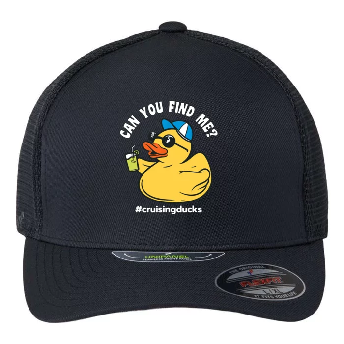 Cruising Ducks, Can You Find Me?, Cruise Duck Flexfit Unipanel Trucker Cap