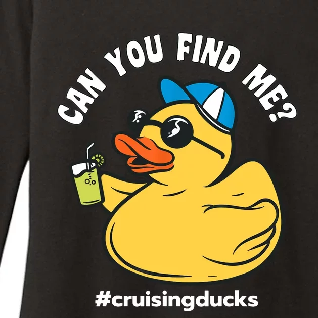 Cruising Ducks, Can You Find Me?, Cruise Duck Womens CVC Long Sleeve Shirt