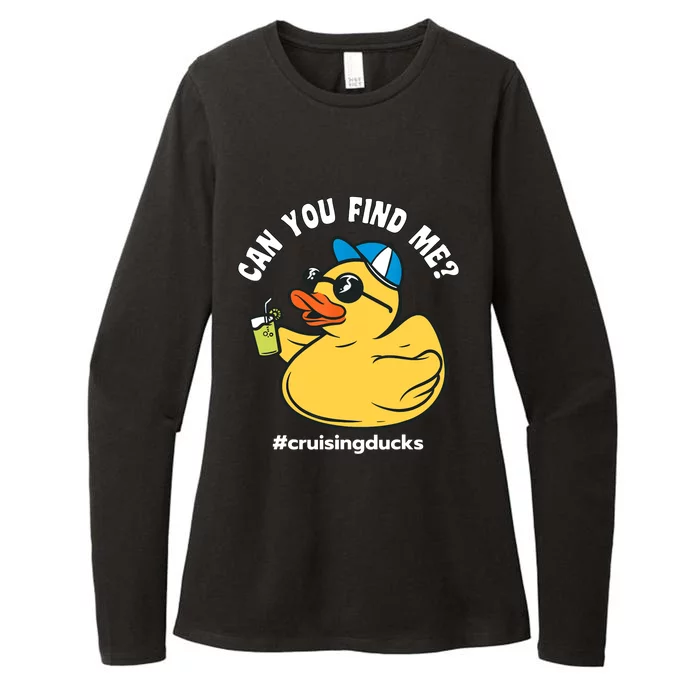 Cruising Ducks, Can You Find Me?, Cruise Duck Womens CVC Long Sleeve Shirt