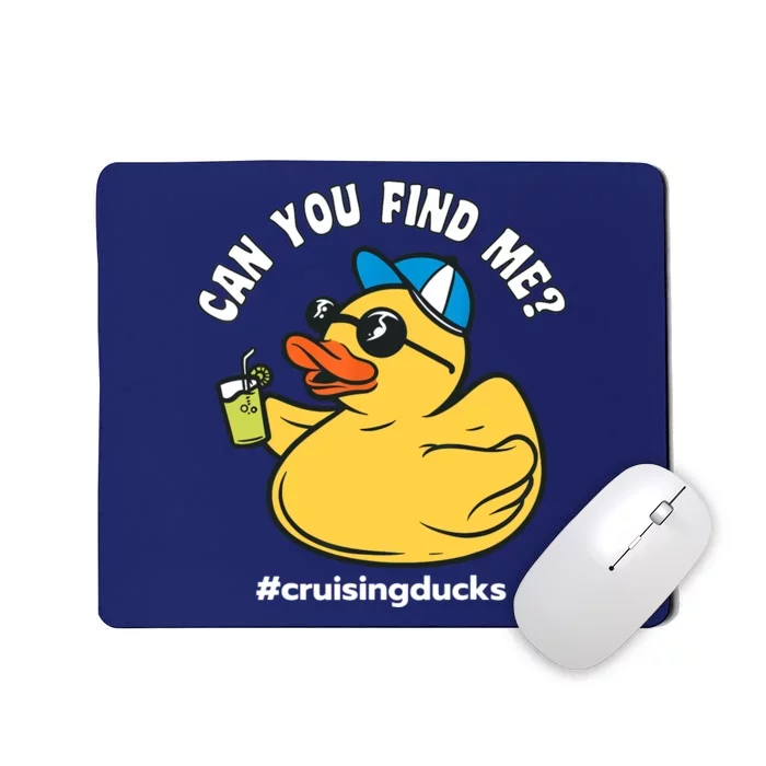 Cruising Ducks, Can You Find Me?, Cruise Duck Mousepad