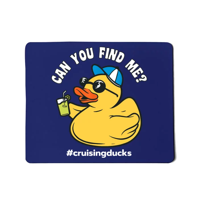 Cruising Ducks, Can You Find Me?, Cruise Duck Mousepad