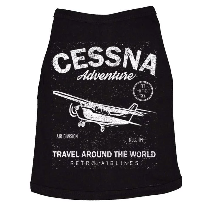 Cessna Distressed Doggie Tank