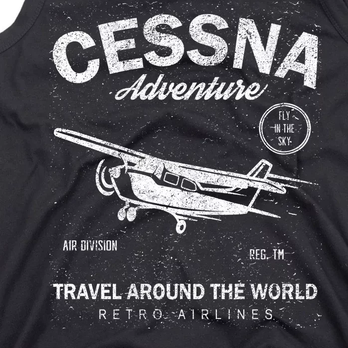 Cessna Distressed Tank Top