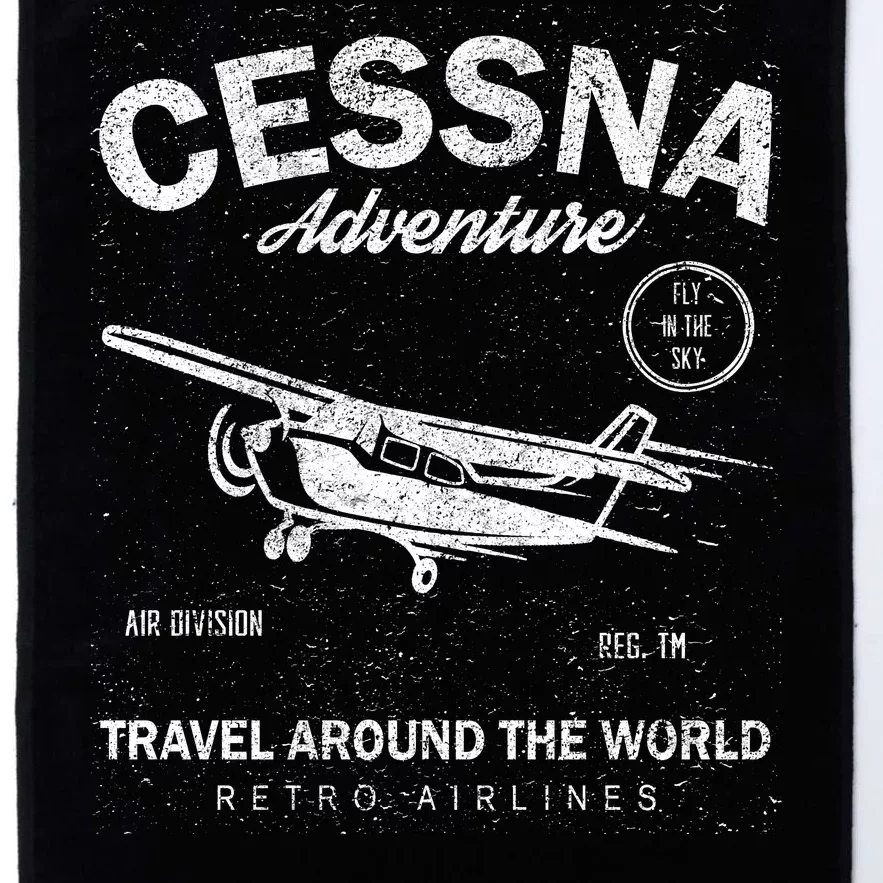 Cessna Distressed Platinum Collection Golf Towel