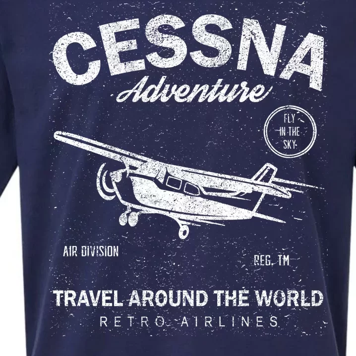 Cessna Distressed Sueded Cloud Jersey T-Shirt