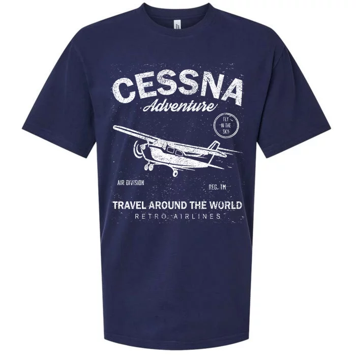 Cessna Distressed Sueded Cloud Jersey T-Shirt