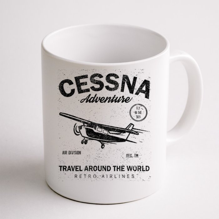 Cessna Distressed Front & Back Coffee Mug