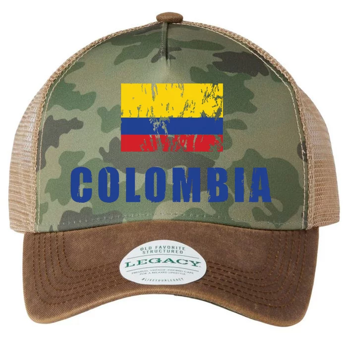 Colombia Design Columbian Clothing Outfit Legacy Tie Dye Trucker Hat