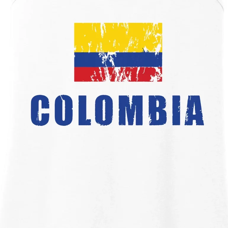 Colombia Design Columbian Clothing Outfit Ladies Essential Tank