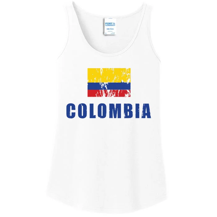 Colombia Design Columbian Clothing Outfit Ladies Essential Tank