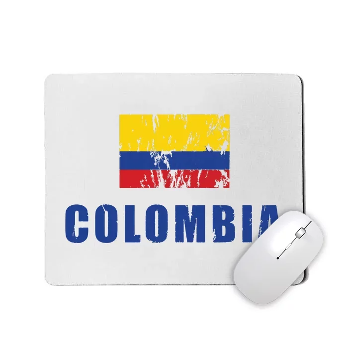 Colombia Design Columbian Clothing Outfit Mousepad