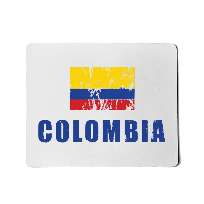 Colombia Design Columbian Clothing Outfit Mousepad