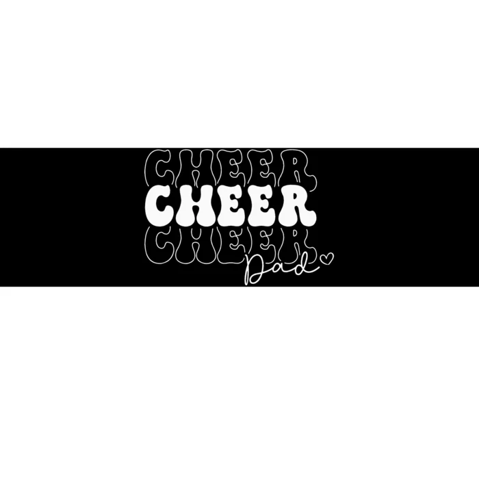 Cheer Dad Cheerleading Father's DayGroovy Daughter Bumper Sticker