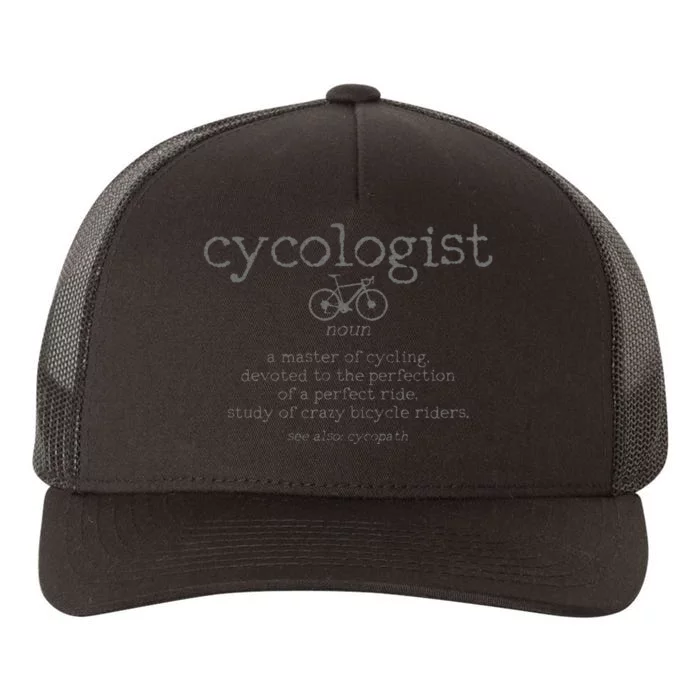 Cycologist Definition Cycling Bike Racing Funny Cyclist Gift Yupoong Adult 5-Panel Trucker Hat