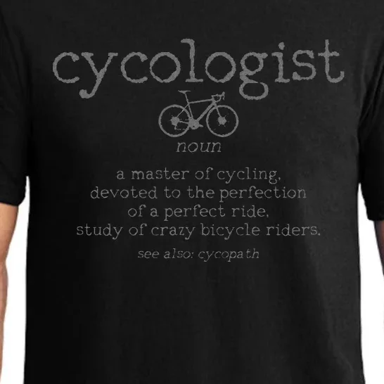 Cycologist Definition Cycling Bike Racing Funny Cyclist Gift Pajama Set