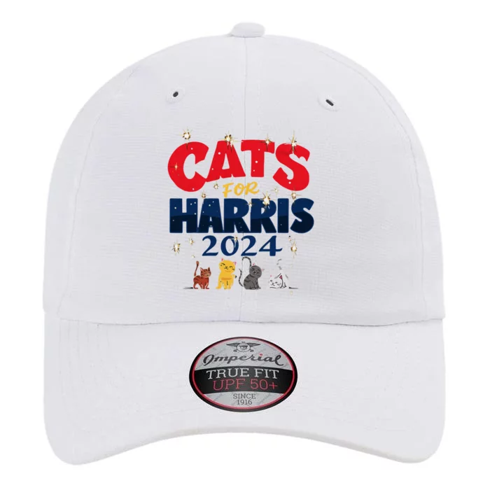 Cat Design Cats For Kamala Funny Harris Supporter The Original Performance Cap