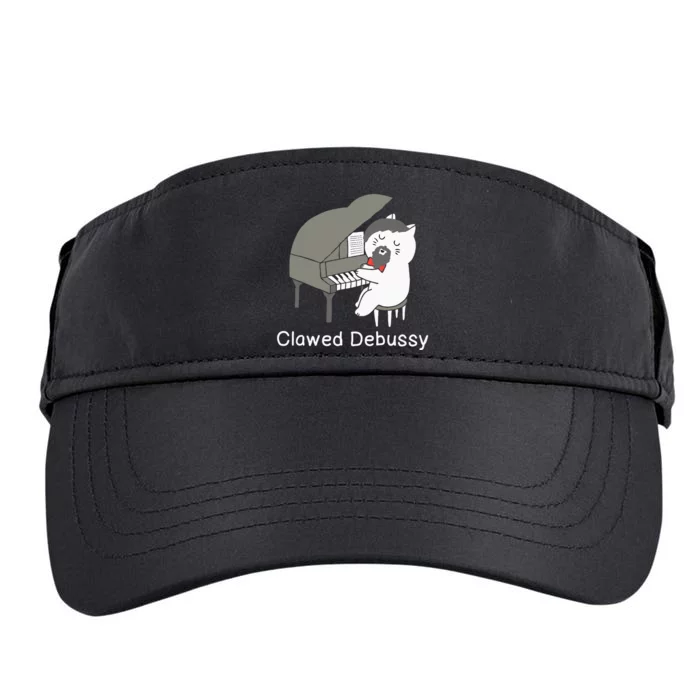 Clawed Debussy Cat Piano Classical Music Composer Teacher Adult Drive Performance Visor