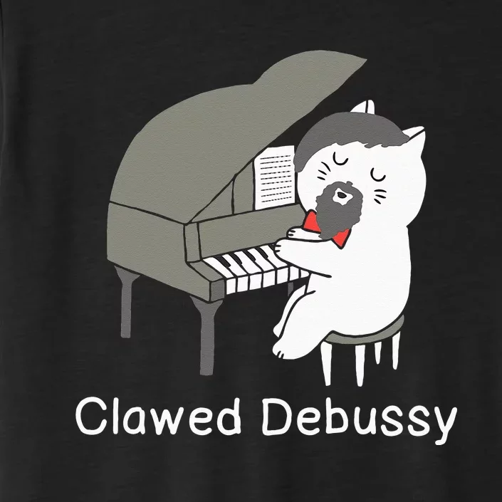 Clawed Debussy Cat Piano Classical Music Composer Teacher ChromaSoft Performance T-Shirt