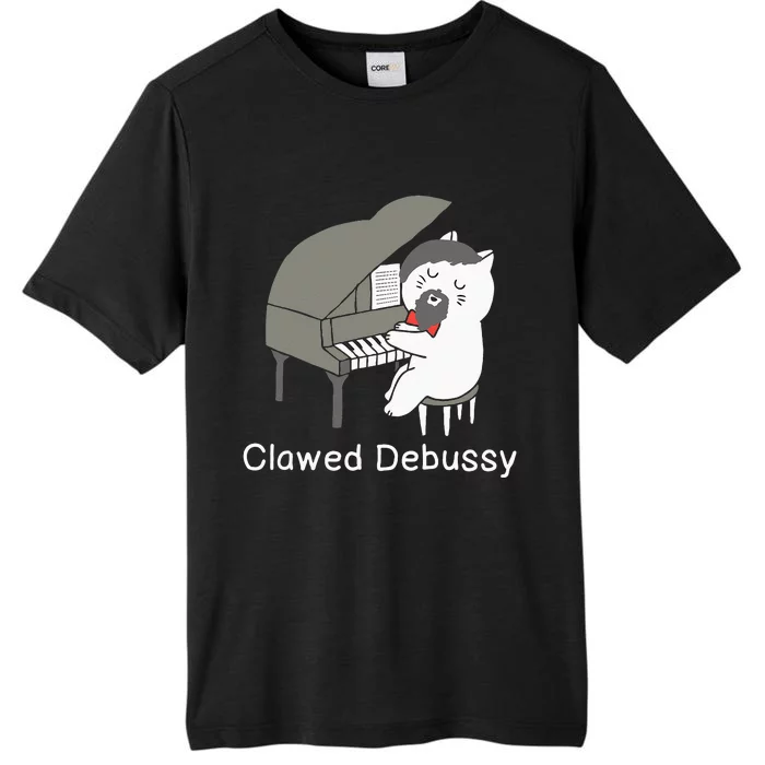 Clawed Debussy Cat Piano Classical Music Composer Teacher ChromaSoft Performance T-Shirt