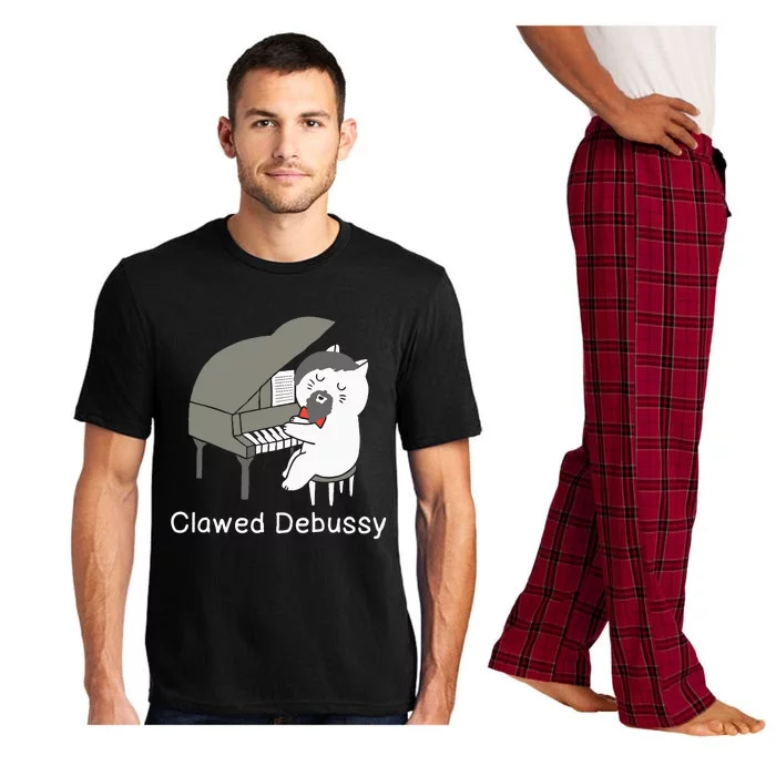 Clawed Debussy Cat Piano Classical Music Composer Teacher Pajama Set