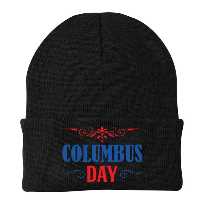 Columbus Day Celebration Graphic Knit Cap Winter Beanie