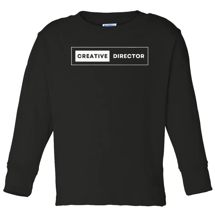 Creative Director Toddler Long Sleeve Shirt