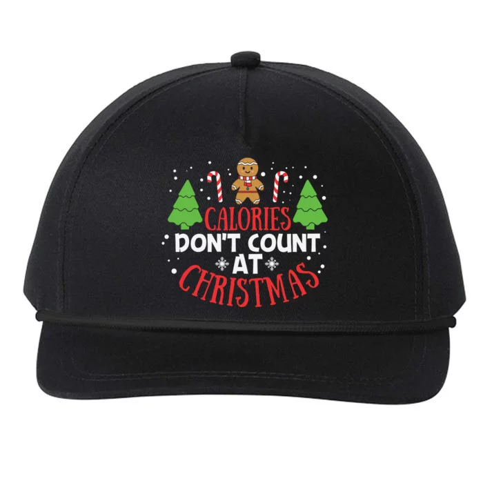 Calories Don’T Count Christmas Snapback Five-Panel Rope Hat