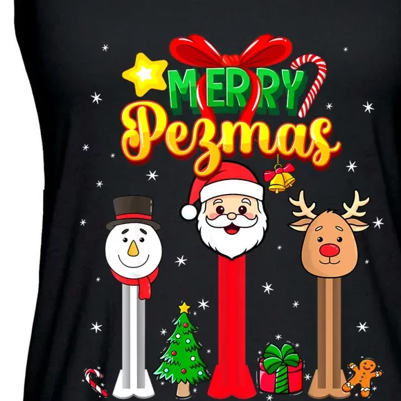 Candy Dispenser Collector Christmas Merry Pezmas Ladies Essential Flowy Tank