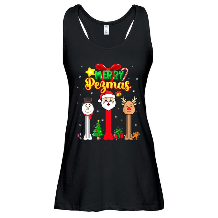 Candy Dispenser Collector Christmas Merry Pezmas Ladies Essential Flowy Tank